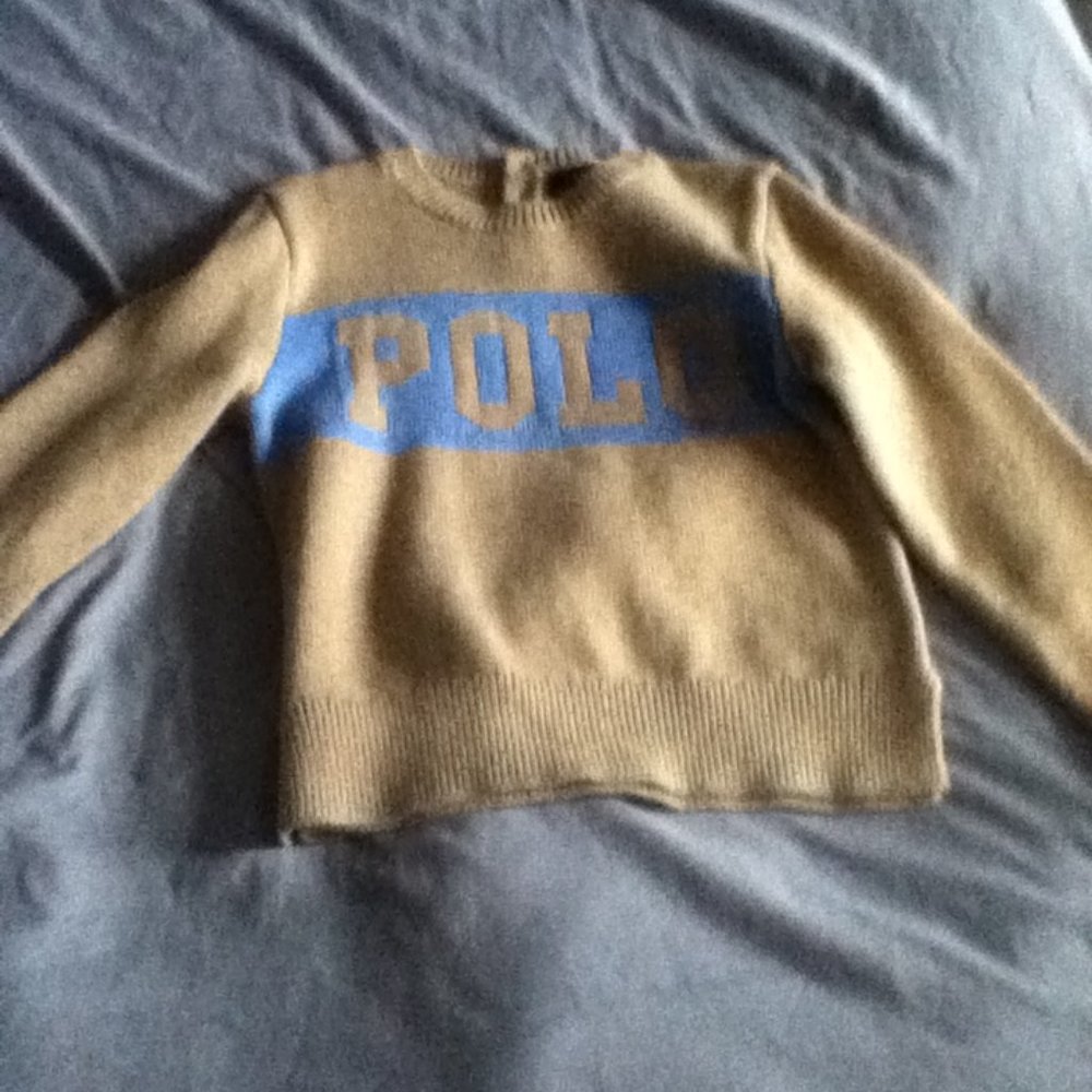 New Little Girl Polo Sweater Size 6